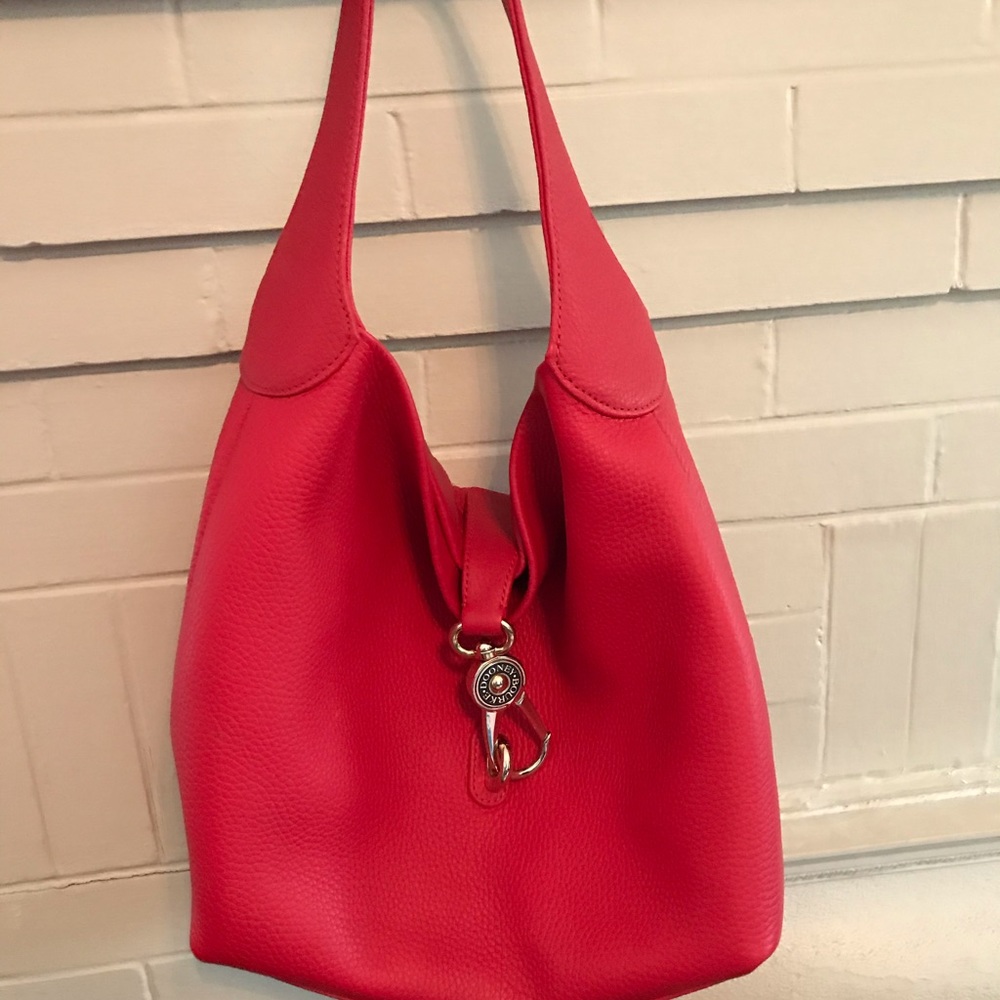 Dooney & Bourke Florentine Logo lock shoulder bag